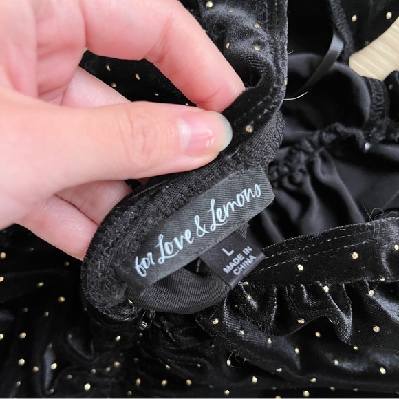 For Love and Lemons Velvet Dress - Picture 4 of 4